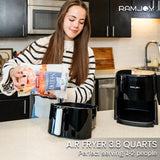RAMJOY Air Fryer 3.8 Quarts - RAMJOY
