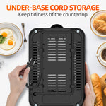 RAMJOY Toaster 2 Slice Black