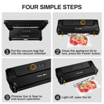 RAMJOY Multifunctional Food Vacuum Sealer Machine